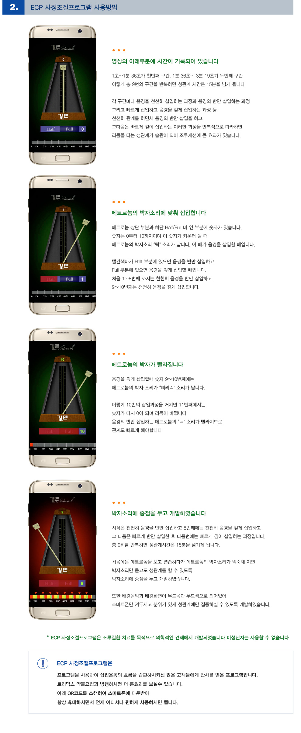 -ECP사정조절프로그램